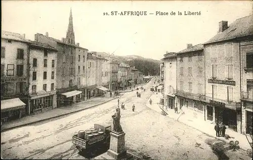 wx52794 Saint-Affrique Place de la LIberte Kategorie. Saint-Affrique Alte Ansichtskarten