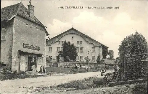 Trevillers Route de Damprichard