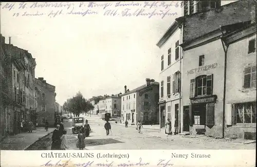 Chateau-Salins Nancy Strasse