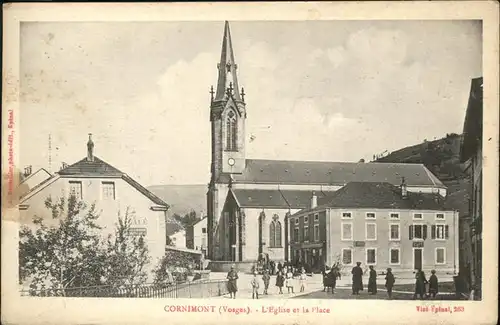 Cornimont Vosges Eglise 
la Place