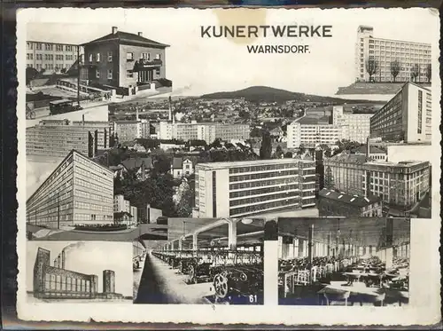 Warnsdorf Varnsdorf Sudetenland
Kunertwerke / Varnsdorf /Decin