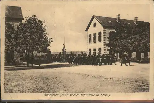 Stenay Franzoesische Infanterie Kat. Stenay