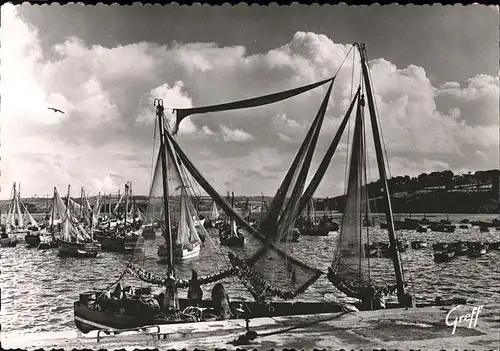 Douarnenez Bretagne
Bateaux Sardiniers Kat. Douarnenez