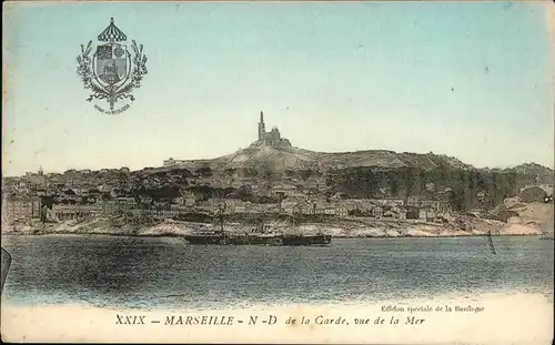wz03008 Marseille Schiff Kategorie. Marseille Alte Ansichtskarten