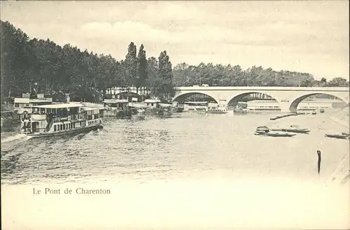 Charenton-le-Pont Schiff Kat. Charenton-le-Pont