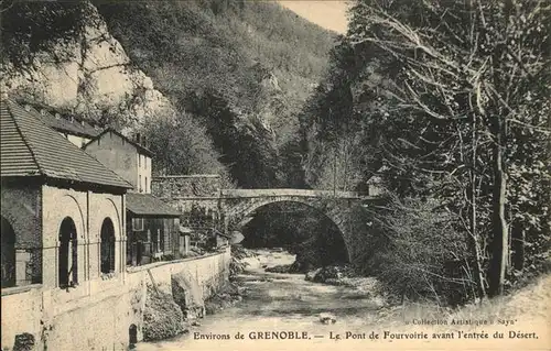 Grenoble Pont Fourvoirie Kat. Grenoble