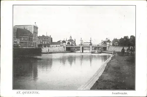 Saint-Quentin Inselbruecke Kat. Saint-Quentin