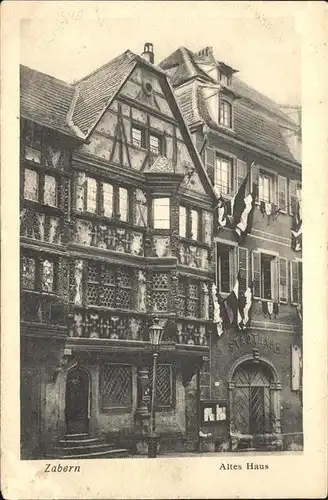 Zabern Saverne Altes Haus, Fachwerkhaus / Saverne /Arrond. de Saverne