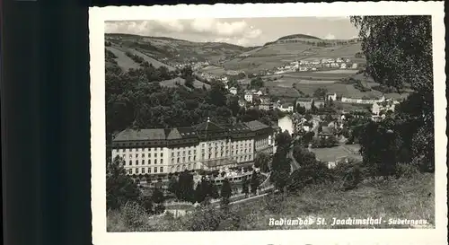 Sankt Joachimsthal Tschechien Radiumbad Kat. Jachymov