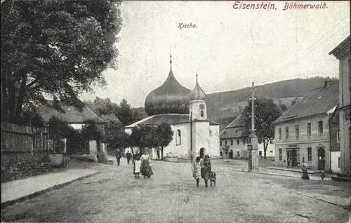 Eisenstein Zelezna Ruda Boehmerwald Kinder Frauen Kirche / Zelezna Ruda /Klatovy