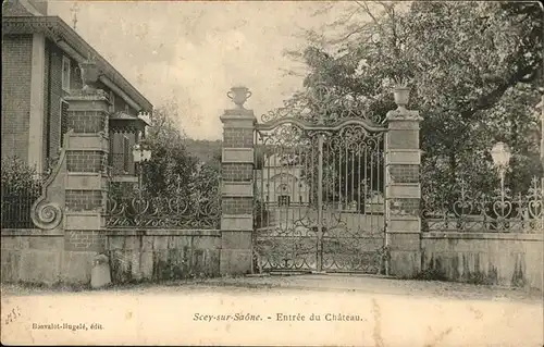 Scey-sur-Saone-et-Saint-Albin Entree Chateau Kat. Scey-sur-Saone-et-Saint-Albin
