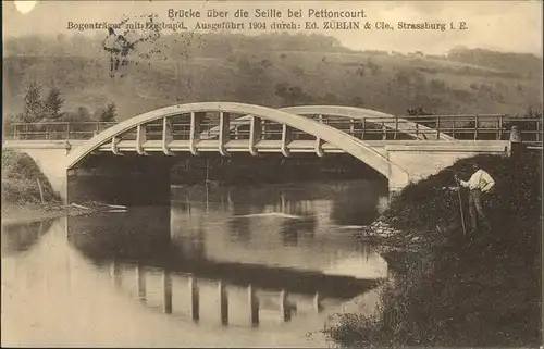 Pettoncourt Bruecke Seille Kat. Pettoncourt