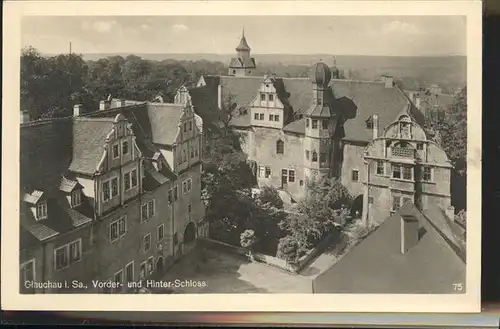 Glauchau Vorder  und Hinterschloss Kat. Glauchau