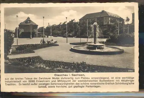 Glauchau Brunnen Kat. Glauchau