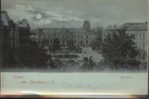 Zwickau Sachsen Albertplatz Kat. Zwickau