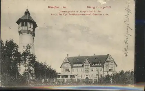 Glauchau Koenig Georg Stift Genesungsheim Kat. Glauchau