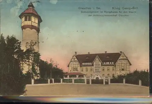 Glauchau Koenig Georg Stift Genesungsheim Kat. Glauchau