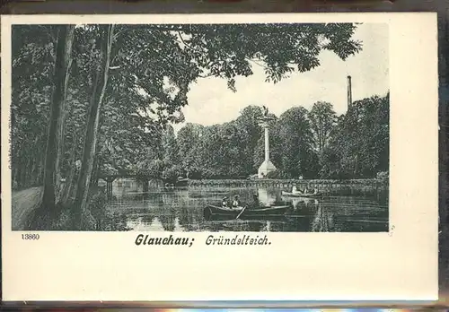 Glauchau Gruendelteich Kat. Glauchau