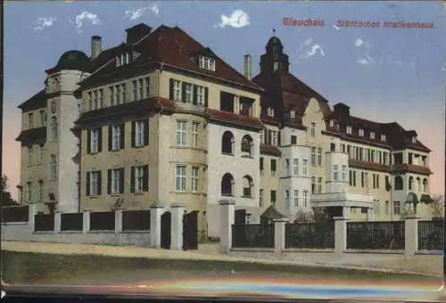 Glauchau Staedtisches Krankenhaus Kat. Glauchau