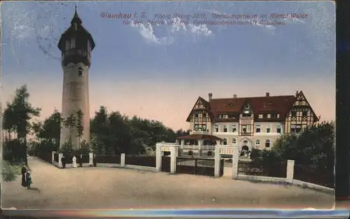 Glauchau Koenig Georg Stift Genesungsheim  Kat. Glauchau