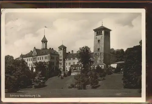 Waldenburg Sachsen Schloss Kat. Waldenburg Sachsen