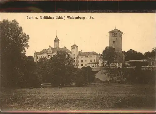 Waldenburg Sachsen Schloss Kat. Waldenburg Sachsen