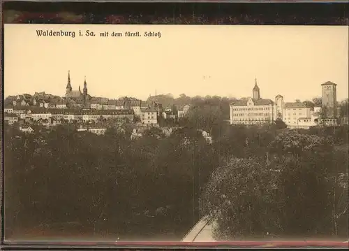 Waldenburg Sachsen Schloss Kat. Waldenburg Sachsen