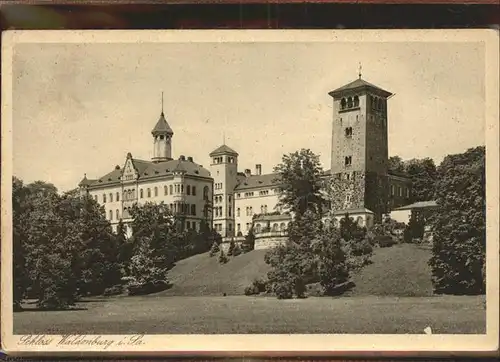 Waldenburg Sachsen Schloss Kat. Waldenburg Sachsen