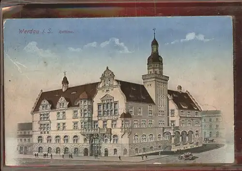 Werdau Sachsen Rathaus Kat. Werdau