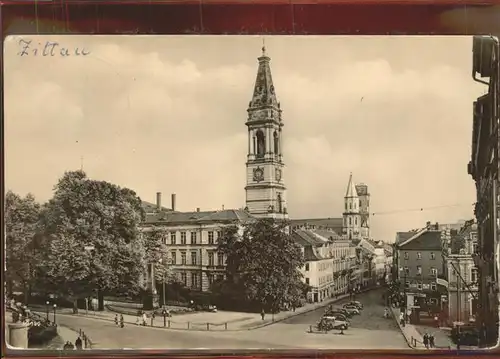 Zittau Johanneum Johanniskirche Autos Kat. Zittau