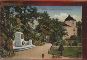 8697 Ak Zittau König Albert Monumento 1909 