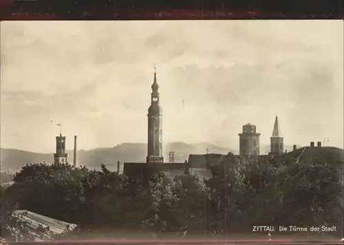 Zittau Stadttuerme Kat. Zittau