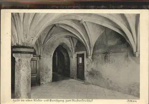 Zittau Halle im alten Kloster  Kat. Zittau