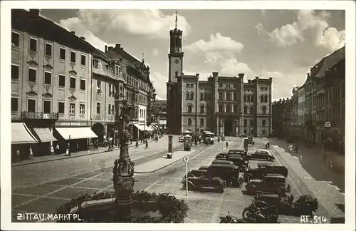 Zittau Marktplatz Aufot  Kat. Zittau