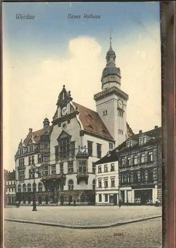 Werdau Sachsen Neues Rathaus Kat. Werdau