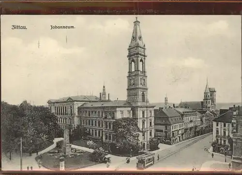 Zittau Johanneum Strassenbahn Kat. Zittau