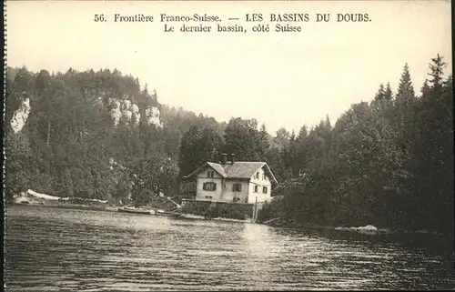 Villers le Lac Les Bassins du Doubs Frontiere Franco Suisse Kat. Villers le Lac