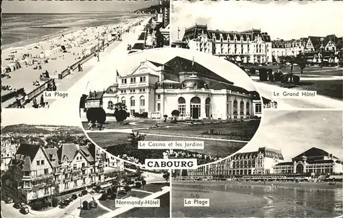 Cabourg Plage Grand Hotel Casino et les Jardins Normandy Hotel Kat. Cabourg