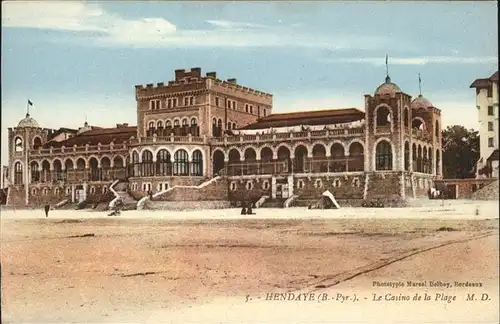 Hendaye Pyrenees Atlantiques Casino de la Plage Kat. Hendaye