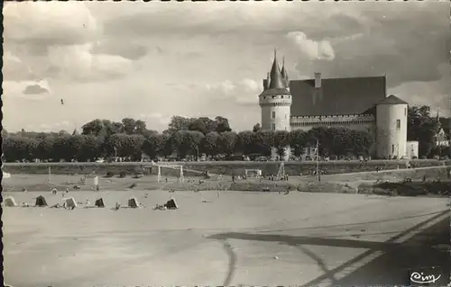 Sully sur Loire Plage et Chateau Kat. Sully sur Loire