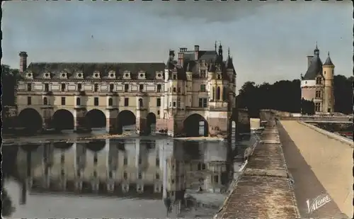 Chenonceaux Indre et Loire Chateau Tour des Marques Kat. Chenonceaux