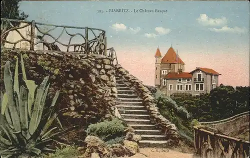 Biarritz Pyrenees Atlantiques Chateau Basque Kat. Biarritz