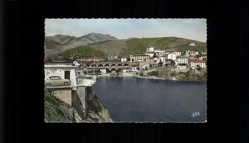 Cerbere Vue panoramique sur la ville et la baie Kat. Cerbere