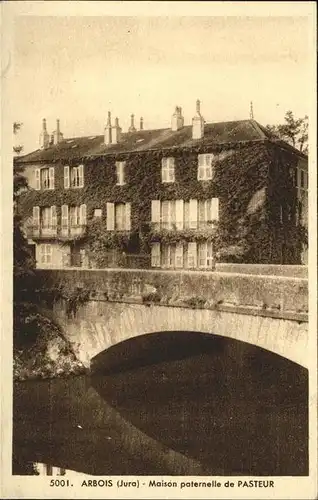 Arbois Maison paternelle de Pasteur pont Kat. Arbois