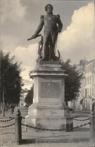 La Rochelle Charente Maritime Statue de l Admiral Duperre monument Kat. La Rochelle