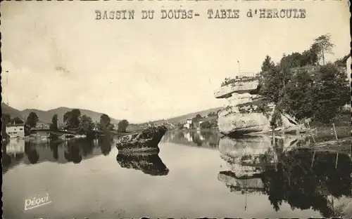 Bassin du Doubs Table d Hercule lac Kat. Villers le Lac