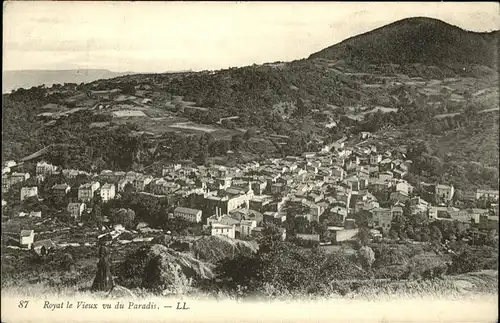 Royat Puy de Dome Royat le Vieux vu du Paradis Kat. Royat