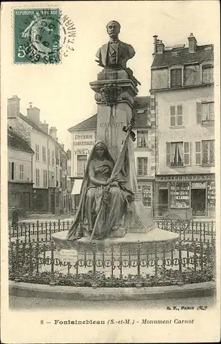 Fontainebleau Seine et Marne Monument Carnot Kat. Fontainebleau