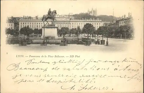 Lyon France Place Bellecour monument statue Kat. Lyon