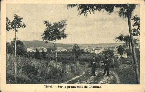 Vittel Sur la Promenade de Chatillon Kat. Vittel